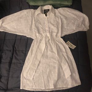 White, eyelet sundress